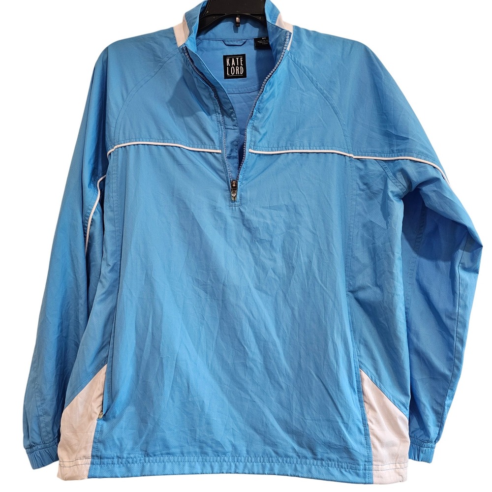 Kate Lord Eisenhower Golf‎ Club Blue Pullover Jacket Women's MD